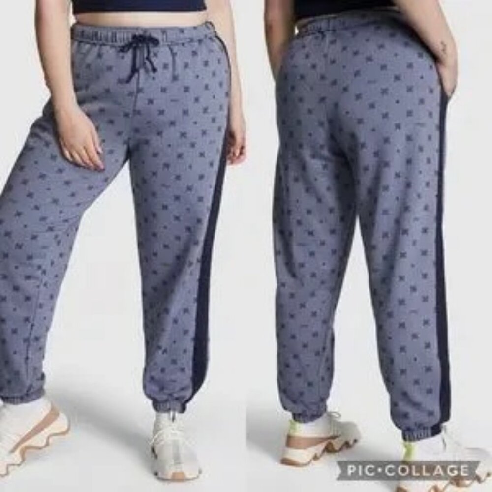 PINK Ivy Fleece‎ Relaxed Sweatpants SZ XXL